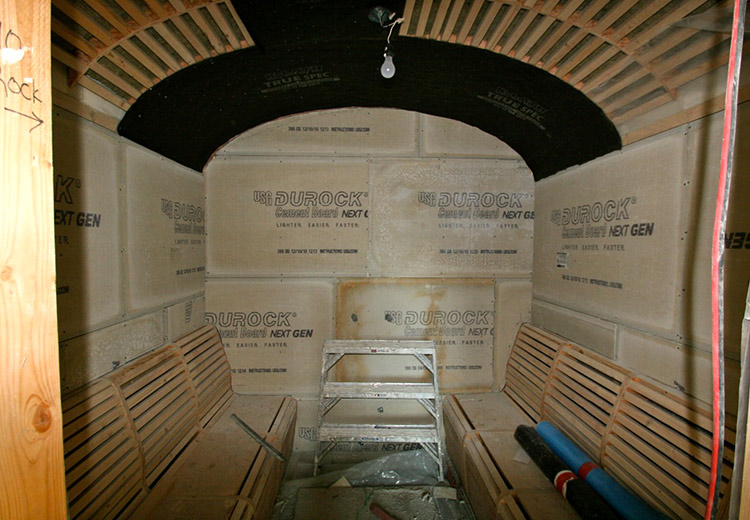 sauna construction